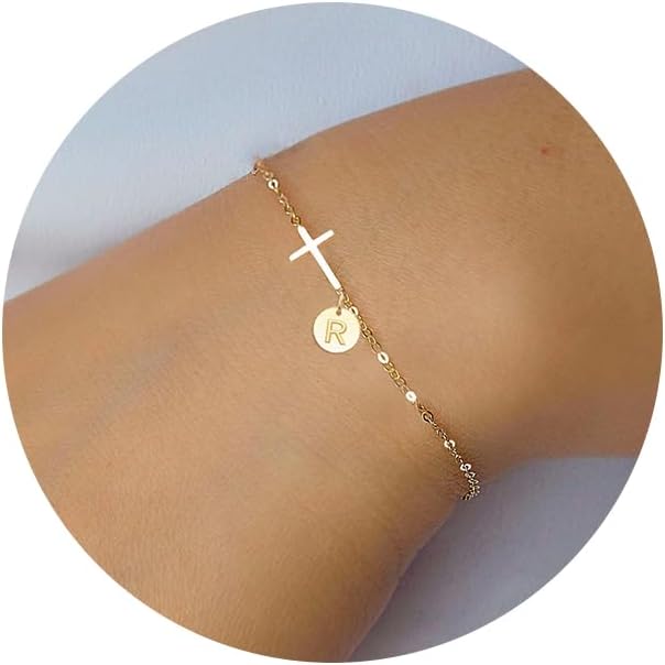 Personalized Initial Cross Bracelet™